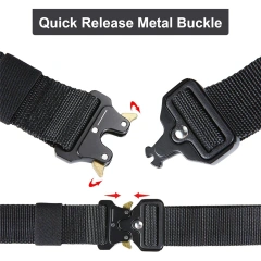 Breathable Men's Multifunctional Tactical Belt Heavy Duty Webbing Belts Adjustable Style Nylon Belts  Wholesale Multifunctional multifunctional Security Belts Tactical Outdoor Hunting Utility Belt With Pouch Sets Utility Kit Belt