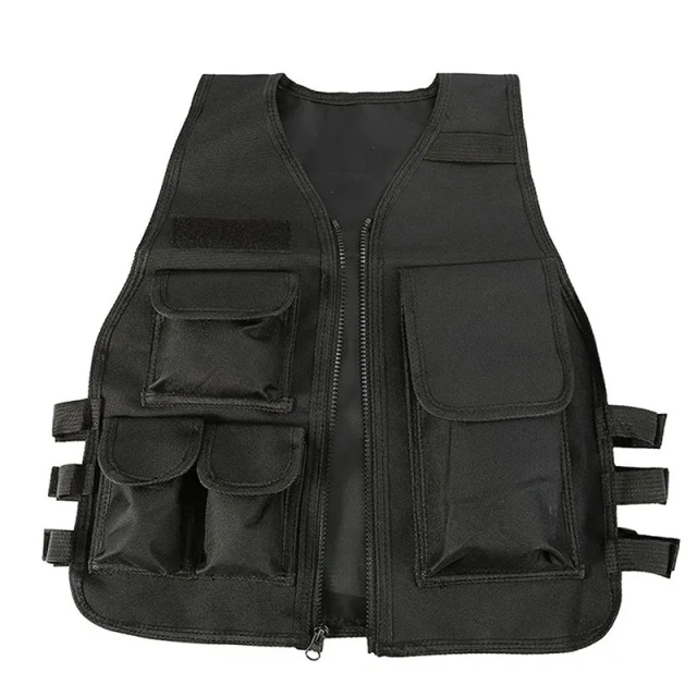 High Quality Customized Children Training Vest for Hunting Nylon Assault Training Vest Protective Thickened Tactical Vest  Training Cross Draw Vest Wear-resistant Lightweight stab-proof Sports Training vest