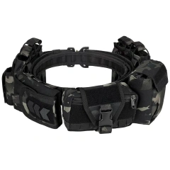 Wholesale High Density Material Multifunctional Tactical Belt with Accessories High Quality Duty Belts Security Duty Equipment  Quick-release Buckle Multi-functional Tactical Belt Training Equipment Outdoor Hunting Multifunctional tactic Waist Belt