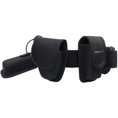 High Density Duty Web Belt Kit with Pouches Security Modular Camping and Everyday Use Duty Belt Heavy Duty Tactical Belts  Men's Wear-resistant Lightweight Tactical Belt Heavy Duty Sports Training Webbing Adjustable Style Nylon Belts