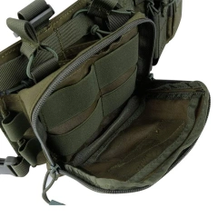Wholesale Tactical Vest for Training Hunting Good Quality Tactical Vest with Multi-Pockets Tactical Chest Vest Rig Good Quality Tactical Micro Chest Rig with Mag Pouch Tactical Hunting Vest Outdoor Chest Rig Tactical Vest