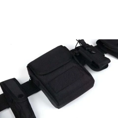 Adjustable Durable Training Durable Multi Functional Patrol Duty Security Belt with Nylon Oxford Cloth Waist Belt   Multifunctional Tactical Belt with Accessories Tactical Belt Quick Release Rigger Belt Security Duty Equipment Heavy Duty Belts