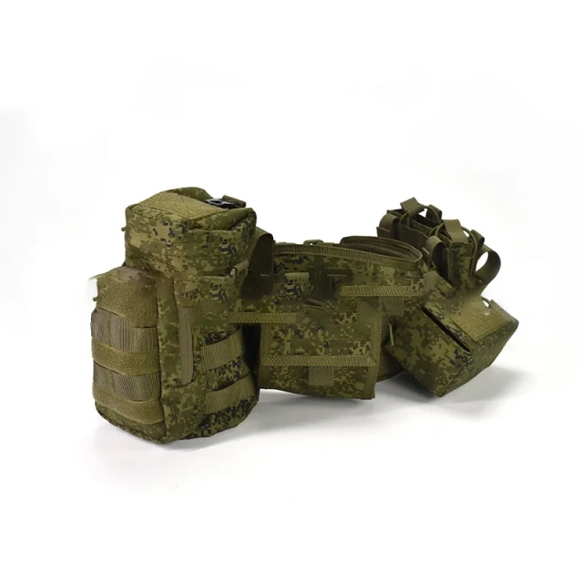 Outdoor Splash Proof Adjustable Waist Cover Set Waterproof Multifunctional Wear-resistant Waist Belt  Training Multifunctional Outdoor Tactical Heavy Duty Modular Equipment Belts High Duty Mountaineering Utility Belt with Pouches