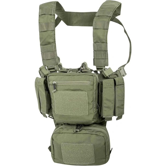 Tactical Chest Rig Mag Pouch Vest Tactical Molle Chest Rigs With Mag Pouch Tactical Training Mini Rig Multi-functional Tactical Chest Rig for Tactical Training Quick Release Tactical Chest Rig Vest With Mag Pouches