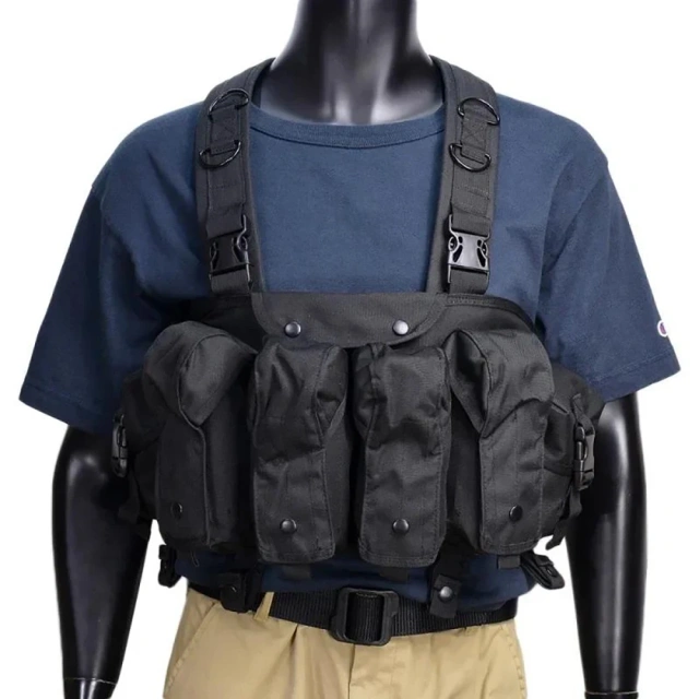 Outdoor Sports Accessories Tactical Recon Chest Rig Camouflage Tactical Safety Chest Rig Tactics Molle Chest Rig Pouch military Training Tactical Mini Rig Heavy Duty Camouflage Harness Vest Tactical Chest Rig Tactical Chest Rig Harness