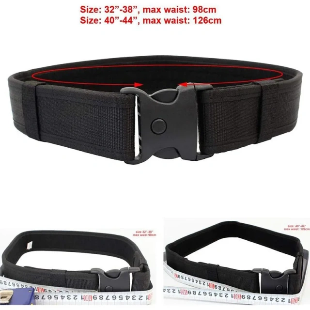 High Quality Modular Equipment Multifunctional Security Duty Equipment  Mountaineering Duty Web Belt Kit with Duty Tactical Belt  Multifunctional Individual Training durable Buckles Belt Straps Fully Adjustable Sports Training Tactical belt