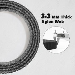 Wear-resistant Breathable Reversible Ratchet Belts Men Tactical Men Nylon Web Outside Tail Golf Belt  Waterproof multifunctional Tactical Nylon Belt Adjustable Utility Gear Belt Heavy Duty Belts with Quick Release Buckle