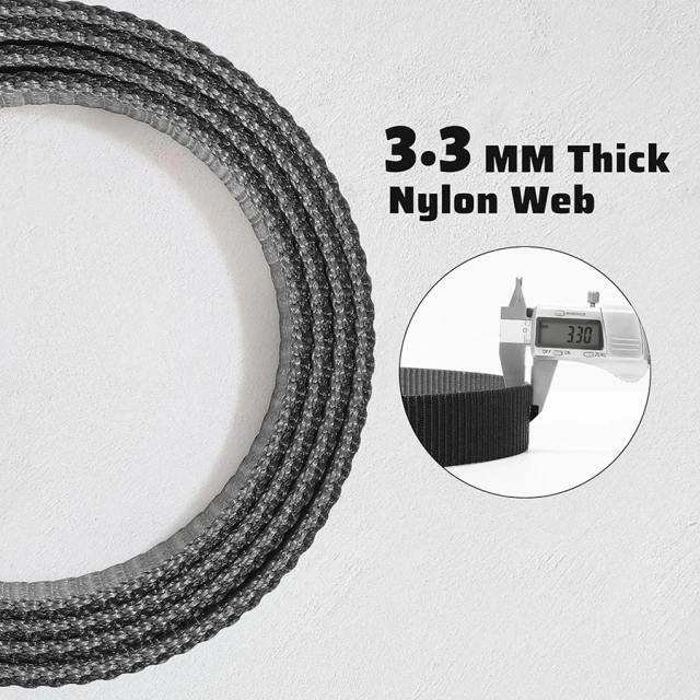 Wear-resistant Breathable Reversible Ratchet Belts Men Tactical Men Nylon Web Outside Tail Golf Belt  Waterproof multifunctional Tactical Nylon Belt Adjustable Utility Gear Belt Heavy Duty Belts with Quick Release Buckle