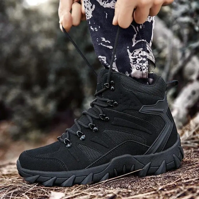 Wear-resistant Man Tactical Boots Oxford Casual Shoes Hiking Male Sneakers Sports and Leisure Loafers Platform Sports Boots Lightweight Hiking Sports Training Outdoor Tactical Fashionable Boots Casual Comfortable Hiking multifunctional Oxford Boots