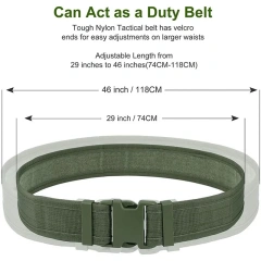 Fashionable Modular Equipment Security Utility Tactical Belt with Components Pouches Bags Holster for Security Hunting   Wholesale Durable multifunctional Tactical Security Duty Belt Multifunctional Holster Flashlight Pouch Utility Kit Belts