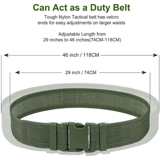 Fashionable Modular Equipment Security Utility Tactical Belt with Components Pouches Bags Holster for Security Hunting   Wholesale Durable multifunctional Tactical Security Duty Belt Multifunctional Holster Flashlight Pouch Utility Kit Belts