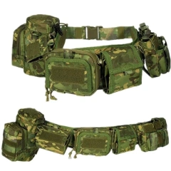 Premium Universal Hunting Gadget Pouch Multifunctional Waist Bag Adjustable Padded Duty Belt Tactical Utility with Holster  Adjustable Wear-resistant Training durable Quick Release Tactical Work Nylon Web Golf Belt with Heavy Duty Seat belt