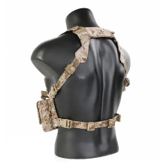 Customized Camouflage Carrier Chest Rig Chest Rig for Outdoor Good Quality Tactical Chest Hanging Vest Hot Selling Outdoor Tactical Hunting Gear Chest Rig Heavy Duty Tactical Vest Chest Rig Protective Tactical Chest Rig