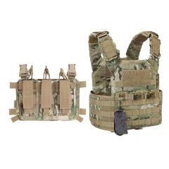 Customized Breathable Waterproof Tactical Vest Multifunctional Wear-Resistant Training Vest Outdoor Lightweight Training Vest  Men Training Vest and Quick Release Adapters for Training Vest Chest Rig Cummerbund Quick Disconnect Buckles