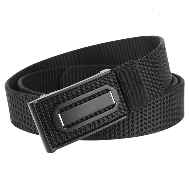 High Quality Men's Ratchet Belt Nylon Tactical Adjustable Training Hiking Rigger Extra Thick Webbing Belt  Lightweight Durable Nylon Canvas Plastic Buckle Belt Travel Adjustable Nylon Web Slide Tactical Belts