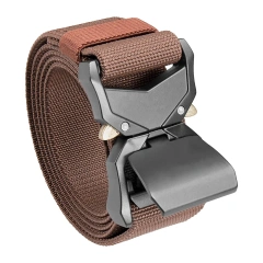 Sports Training Tactical Hiking Rigger Nylon Web Work Belt with Heavy Duty Quick Release Buckle Tactical Belt  Fashionable High Quality Outdoor Black Hunting multifunctional Tactics Storage Bag Durable Hiking Duty Security Tactical Belt