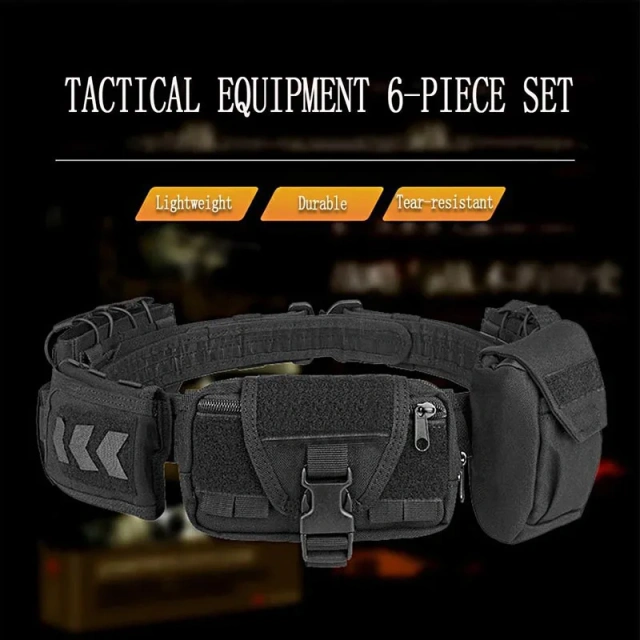 Durable Wholesale Hunting Equipment System Tactical Men Belt Waist Support Security Duty Wear-resistant Tactical Utility Belt  Fashionable Wear-resistant multifunctional Breathable Belt Duty Wear-resistant Quick Release Rigger Tactical Belt