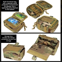 Premium Adjustable Multi-functional Camouflage Training Waist Outdoor Belt Multi Functional Carrying Equipment Waist Belt  High Quality Sports Training Heavy Duty Quick-Release Wear-resistant Lightweight Belt Stiffened  Nylon Tactical Belt