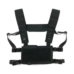 Wholesale Tactical Gear Micro Chest Rig Tactical Chest Rig Vest Heavy Duty Molle Chest Rig Tactical Vest  Best Selling Tactical Chest Rig Vest Tactical Recon Vest with Magazine Pouch Camouflage Chest Rig Harness for Hunting