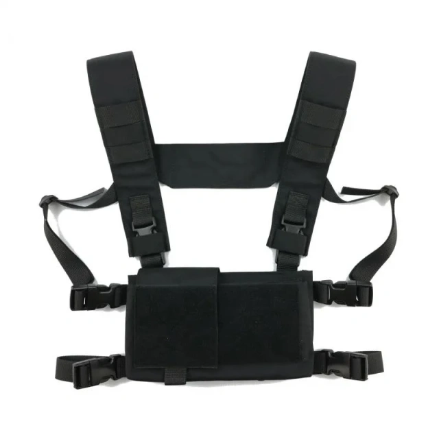 Wholesale Tactical Gear Micro Chest Rig Tactical Chest Rig Vest Heavy Duty Molle Chest Rig Tactical Vest  Best Selling Tactical Chest Rig Vest Tactical Recon Vest with Magazine Pouch Camouflage Chest Rig Harness for Hunting