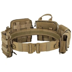 Detachable Utility Belt Adjustable Comfortable Heavy Duty Tactical Belt for Daily Commuting Hunting Simulated Training  Wear-resistant Tactical Belts Men Nylon Work Casual Belt lightweight Quick Release Buckle Hiking Rigger Belt
