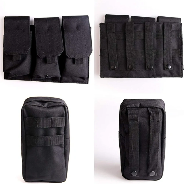 Durable Wholesale Tactical Training Vest High Quality Breathable Hunting Vest for Outdoor Adjustable Tactical Vest  Polyester Adjustable Sports Vest 600D Encryption Lightweight Assault Vest  Games Training