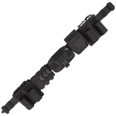 Outdoor Multifunctional Security Duty Equipment Quick-release Buckle Detachable Tactical Belt with Accessories Duty Belts  Multipurpose Belt Multifunctional Double Buckle Wide Outdoor Sports Adjustable Durable Camping Hiking tactic Waist Belt