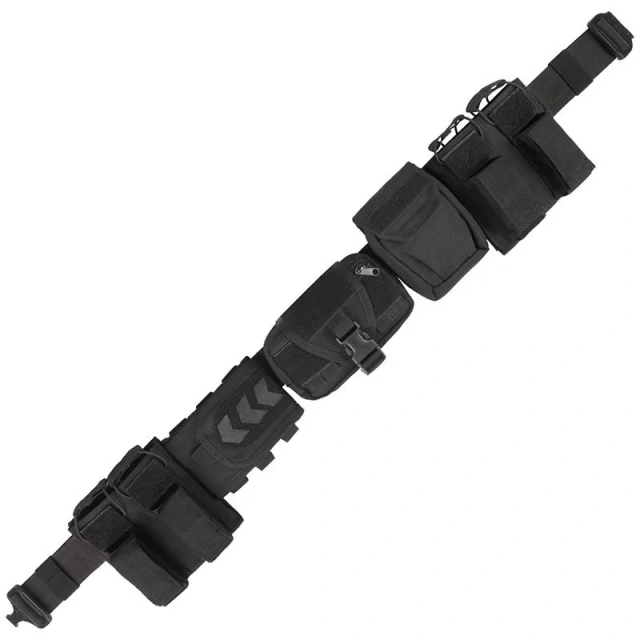 Outdoor Multifunctional Security Duty Equipment Quick-release Buckle Detachable Tactical Belt with Accessories Duty Belts  Multipurpose Belt Multifunctional Double Buckle Wide Outdoor Sports Adjustable Durable Camping Hiking tactic Waist Belt