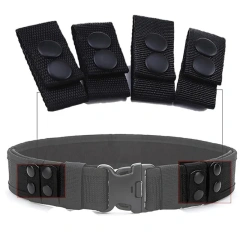 Multipurpose Belt Multifunctional Double Buckle Wide Outdoor Sports Adjustable Durable Camping Hiking Tactic Waist Belt  Outdoor Nylon multifunctional Belts Men Tactical Belt Adjustable Slide Plastic Buckle Web Canvas Belt