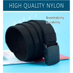 Hot Selling Adjustable Durable Training Nylon Belt High-quality Men Tactical Webbing Plastic Buckle Work Tactical Belt  Fashionable Multifunctional Durable Outdoor Sports Gear Equipment Hunting multifunctional Tactical Durable Belt with Pouches