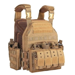 High Quality Youth Adjustable Adults Stab-proof Training Vest Men Quick Release Outdoors Thickened Breathable Vest  high-quality Durable Training Vest with Outer Pouches Assault Backpack and Hydration Pack