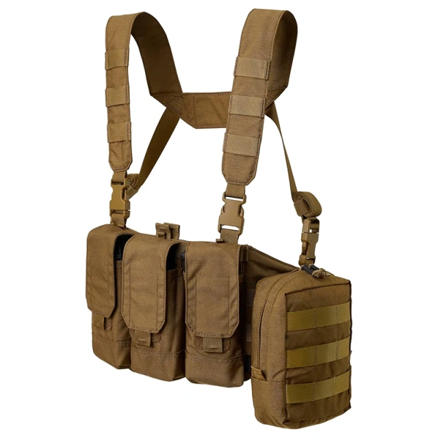 Customized Multi-functional Tactical Pouch Bags Chest Rig Training Tactical Chest Rig Heavy Duty Chest Rig for Tactical Wholesale Tactical Molle Chest Rig Heavy Duty Camouflage Tactical Chest Rig Vest for Outdoor Tactical Modular Vest