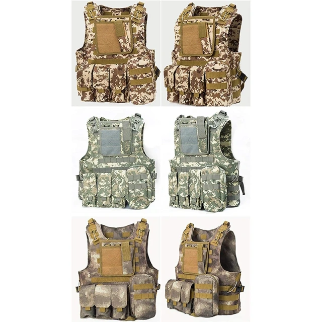 Assault Training Vest High Quality Tactical Equipment Vest for Training Outdoors Breathable Tactical Training Vest  Assault Harness Training Chest Vest for outdoors Breathable Paintball Sports Training equipment security vest