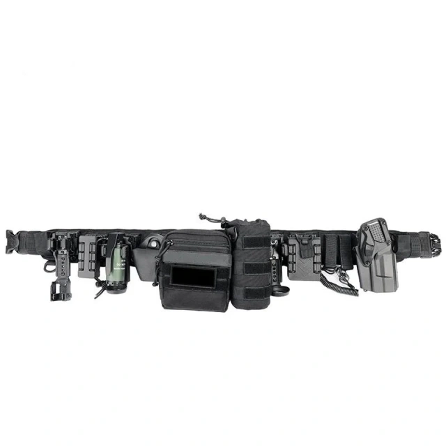 Lightweight Camping and Everyday Use Padded Patrol Belts Hunting Gadget Pouch Waist Bag Adjustable Outdoor Tactical Belt  Wholesale Training High Quality Golf Men Jeans Ratchet Belts men Duty Nylon Web Tactical Belt   with Automatic Buckle