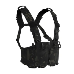 Customized Lightweight Tactical Chest Rig MOLLE Hunting Vest Quick Release Tactical Chest Rig With Magazine Pouch Customized Tactical Chest Rig for Hunting Adjustable Tactical Chest Rig Bag Heavy Duty Tactical Harness Vest Rig Bag