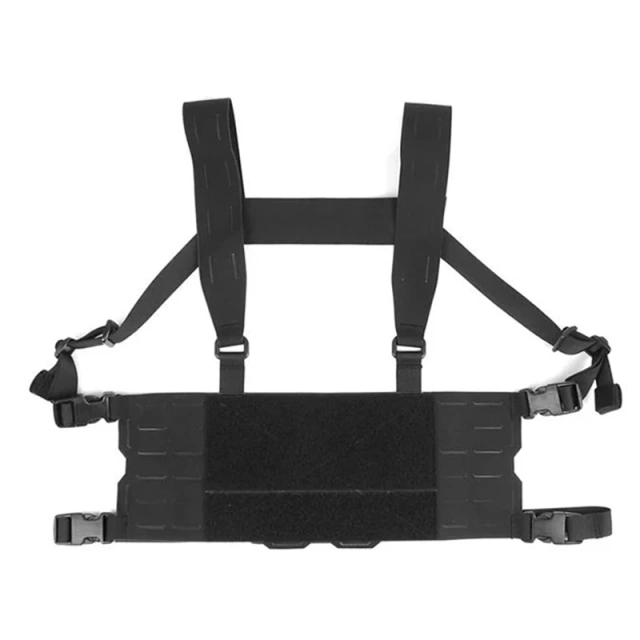 Customized Heavy Duty Tactical Style Chest Rig Wide Harness Tactical Vest Chest Hanging Tactical Chest Rig for Hunting Customized Outdoor Hunting Training Vest Chest Rig Heavy Duty Tactical Rig Vest with Mag Pouch Tactical Chest Vest Rig