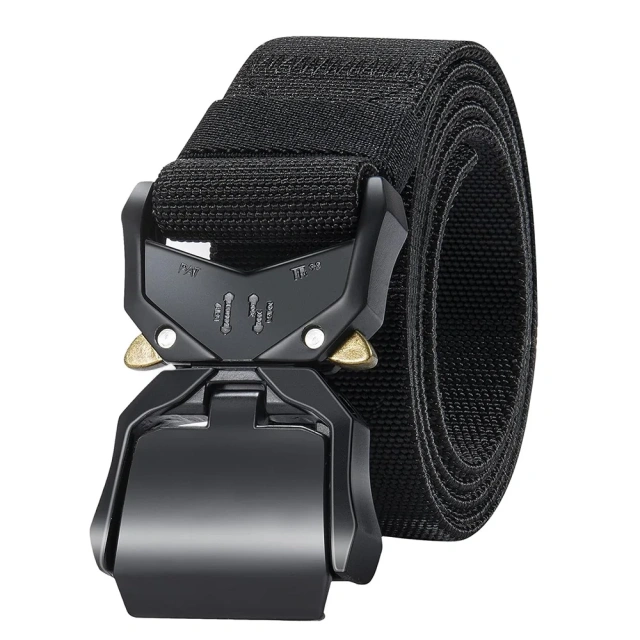 Men Multifunctional Hiking Rigger Nylon Web Work Belt with Heavy Duty Quick Release Buckle Tactical Belts  Outdoor Adjustable Camouflage Modular Equipment Tactical Belt Outdoor Comfort Training Molle Duty Belts With Tool Pouches