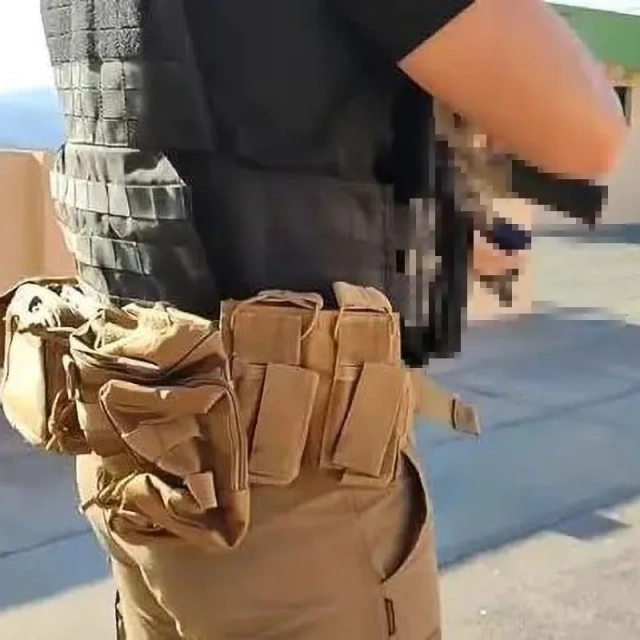 Outdoor Premium Training Mountaineering Outdoor Tactical Belt Duty Utility Belt Set Hunting Accessories Tactic Waist Belts  High Quality Men's Breathable Nylon Webbing Fully Adjustable Wear-resistant Casual Belt Strap Tactical Belt