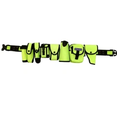 Detachable Adjustable Tactical Belts High Quality Training Hunting Accessories Security Practical Kit Duty Belt with Pocket  Heavy Duty Durable Nylon Elastic Stretch Tactical Belts for Men sport casual Training durable Tactical Belts