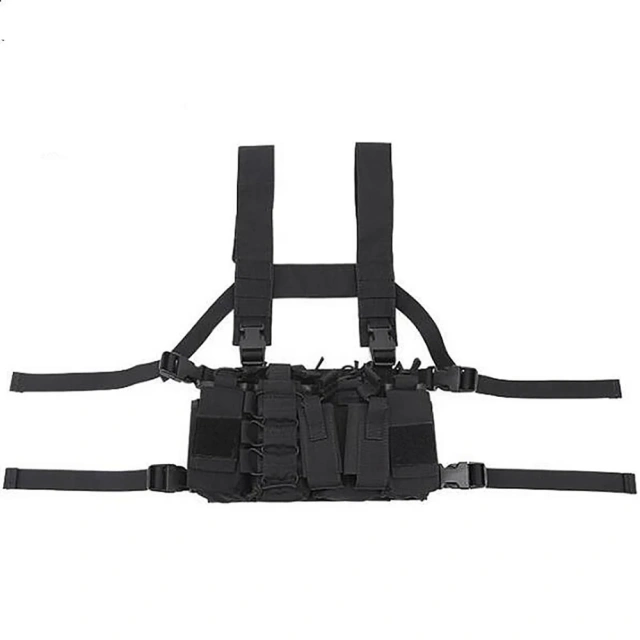 Outdoor Camouflage Chest Rig Bags New Men Women Protective Tactical Vest Soft Tactical Chest Rigs with Pouches military Tactical Chest Rig Hunting Vest Camo Tactical Chest Rig With Mag Pouch Heavy Duty Training Rig