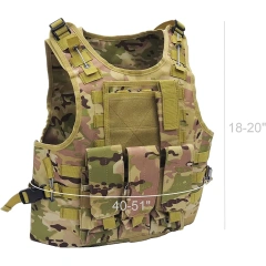 Wholesale Lightweight Hiking Outdoors Breathable Tactical Vest Assault Soft Tactical Hunting Vest Adjustable Training Vest Training outdoors Breathable Vest Training equipment Breathable security vest