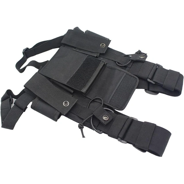 Outdoor Tactical Chest Harness Rig Bag Tactical Vest for Hunting Bag Tactical Chest Rig With Pouch Outdoor Sports Chest Bag for Men Sports Utility Tactical Chest Pack Large Capacity Lightweight Tactical Vest