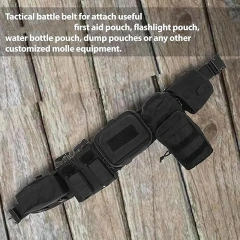 Wholesale Outdoor Work High-density Tactical Belt Duty Quick Release Adjustable  Utility Adjustable and Detachable Belt  Camping and Everyday Use Quick-release Buckle tactic Waist Belt high density Material Duty Utility Waist sport enthusiasts Belt