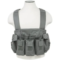 High Quality Tactical Chest Rig with Magazine Pouches Tactical Rig for Chest Outdoor Tactical Chest Rig Customized Outdoor Tactical Vest Adjustable Camouflage Chest Rig with Pouches Multifunctional Training Vest Chest Rig