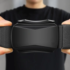 Durable Sports Men Wear-resistant Adjustable Training Hiking Hunting Tactical Stretch Web Nylon Belt  Detachable Tactical Training Waist Bag Hunting Mountaineering Tactical Duty Belts Utility Belt with Accessories Pouches