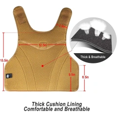 Waterproof Multifunctional Training Vest Outdoors Breathable Tactical Hunting Vest High Quality Tactical Vest for Training Hot selling outdoors Training Fighting Assault Vest Wear-resistant Training Vest Fighting Assault