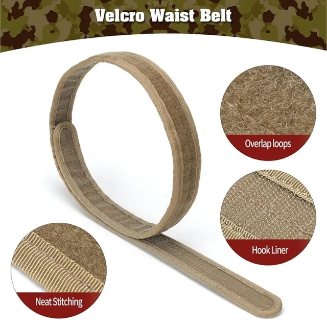 Modular Sport Enthusiasts High Density Material Quick Release Tactical Heavy Duty Belt High Density Material Tactical Belt  Wholesale Multifunctional Adjustable Modular Equipment Tactical Belt Adjustable Premium Duty Belt Quick-Release with Pouches