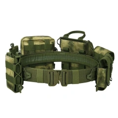 High Quality Adjustable Mountaineering Multifunctional Tactical Waist Bag Quick-release Buckle Camouflage Belt With Pouches  Wholesale Men Casual Golf Web Belt Jeans with Automatic Adjustable Buckle Tactical Nylon Men Waist Belt