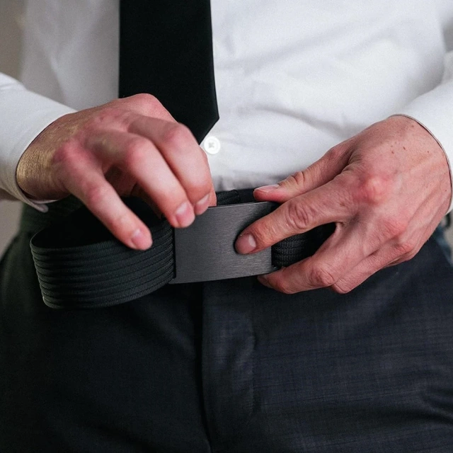 Breathable Tactical Training Men Nylon Hiking Golf Work Ratcheting Casual Belt Jeans Web Adjustable Belt  Training durable Adjustable Men's Ratchet  Nylon Web Work Belt with Automatic Slide Buckle Tactical Belt