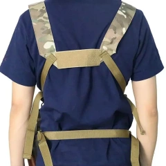 Best Selling Tactical Gear Camouflage Molle Chest Rigs Durable Tactical Chest Rig Outdoor Harness Tactical Rig Vest military Tactical Equipment Gear Hunting Vest Tactical Chest Harness MOLLE Rig Heavy Duty Tactical Chest Rig Vest